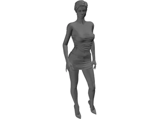 Woman 3D Model preview