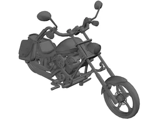 Harley-Davidson 3D Model preview