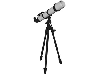 Telescope 3D Model preview