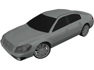 Buick Lucerne 3D Model preview