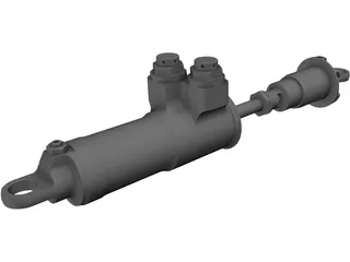 BOS FR02 Shock Absorber 3D Model preview