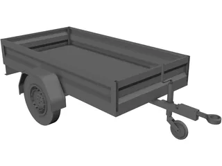 Trailer 3D Model preview
