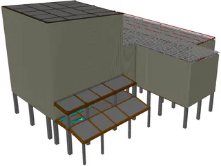 Bargir Factory 3D Model preview