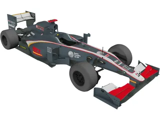 HRT F1 (2010) 3D Model preview
