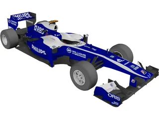 Williams FW32 F1 (2010) 3D Model preview