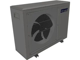 Air Conditioner 3D Model preview