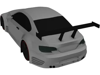 BMW M3 GTR 3D Model preview