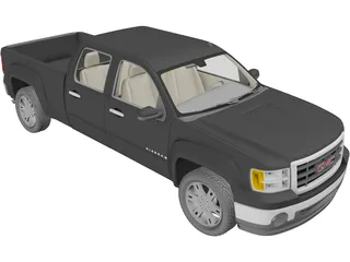 GMC Sierra (2007) 3D Model preview