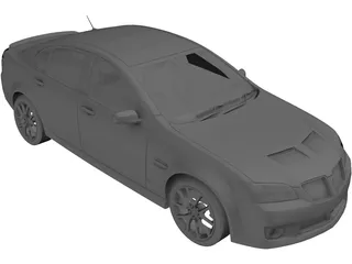 Pontiac G8 3D Model preview