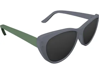 Glasses 3D Model preview