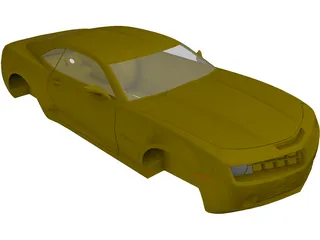 Chevrolet Camaro Body (2011) 3D Model preview