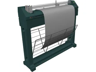 Plotter 3D Model preview