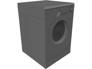Washer 3D Model preview