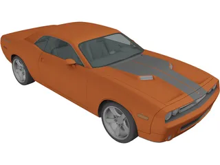 Dodge Challenger (2007) 3D Model preview