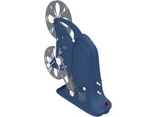 Movie Projector 3D Model preview