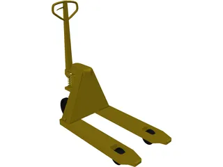 Handtruck Pallet Dolly 3D Model preview