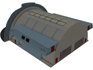 Hanger Bay 3D Model preview