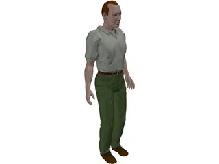 Man 3D Model preview