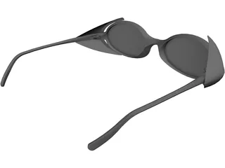 Sunglasses Skiglasses 3D Model preview