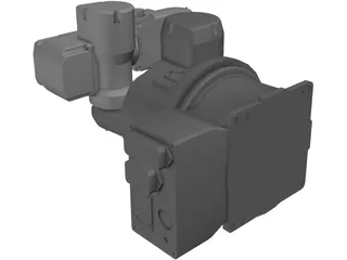 Epson PS3-AS0 6 Axis Robot 3D Model preview