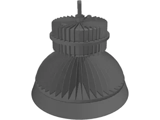 High Bay LED Light 3D Model preview