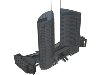 Hotel 3D Model preview
