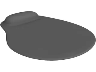 Mouse Pad 3D Model preview