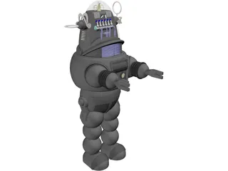 Robby the Robot 3D Model preview