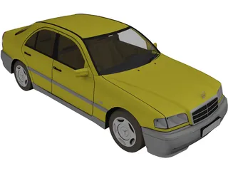 Mercedes-Benz C-class 3D Model preview