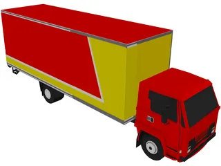 Hino Box (1995) 3D Model preview