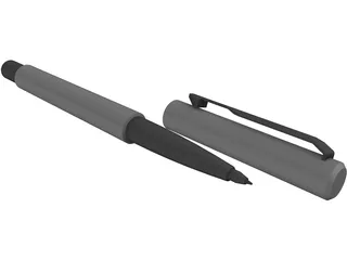 Parker Pen 3D Model preview