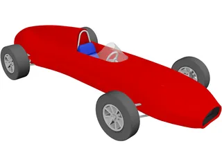 Cigar Car 3D Model preview