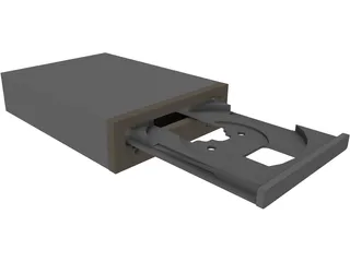 CD-ROM 3D Model preview