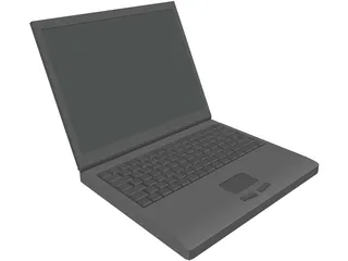 Notebook 3D Model preview