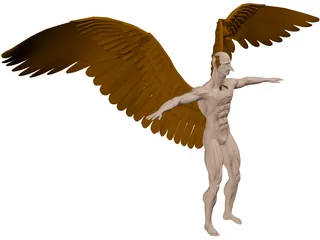 Bird Man 3D Model preview
