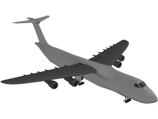 Lockheed C-5 Galaxy 3D Model preview