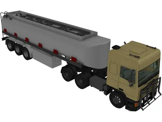 Fuel Tank 3D Model preview