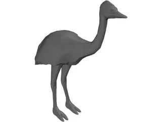 Ostrich 3D Model preview