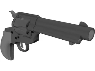 Colt Thunderer 5 Inch 3D Model preview