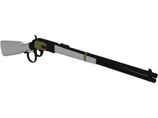 Winchester 1873 Saddleloop Carbine 3D Model preview