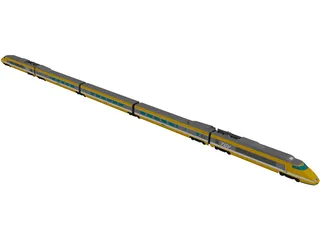 TGV 3D Model preview