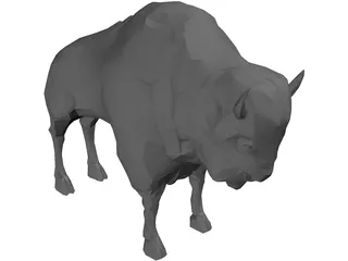 Bison 3D Model preview