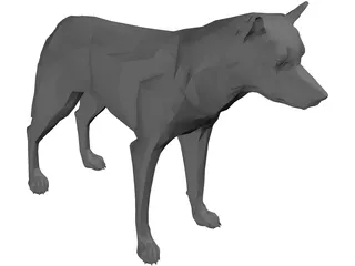 Coyote 3D Model preview