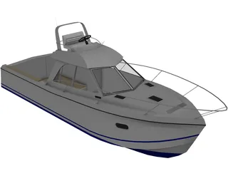 Boat 3D Model preview
