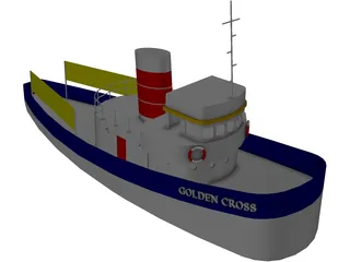 Tug 3D Model preview