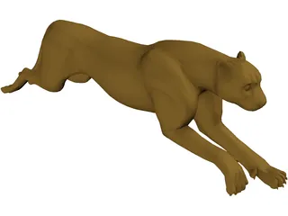 Cheeta 3D Model preview