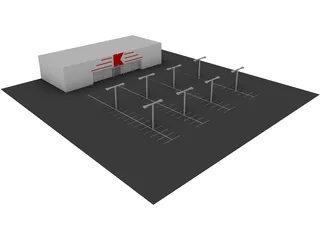 K-Mart Department Store 3D Model preview