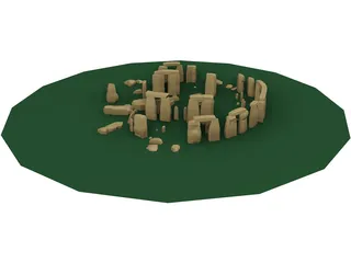 Stonehenge 3D Model preview