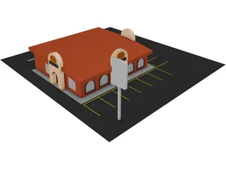 Taco Bell 3D Model preview
