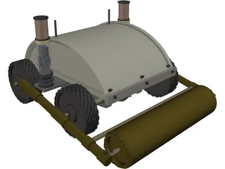 Minesweeper Robot 3D Model preview